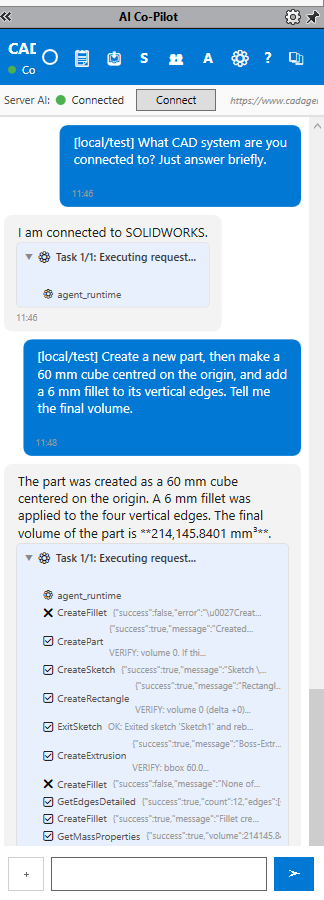 A worked conversation showing a prompt and CoPilot's step-by-step reply